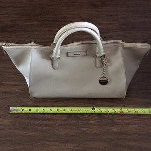 DKNY beige handbag